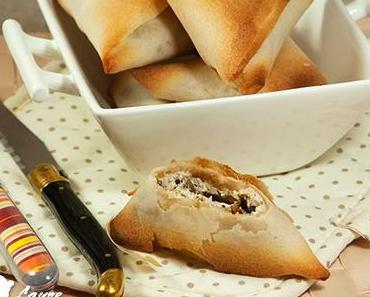 Bricks aux champignons et à la ricotta