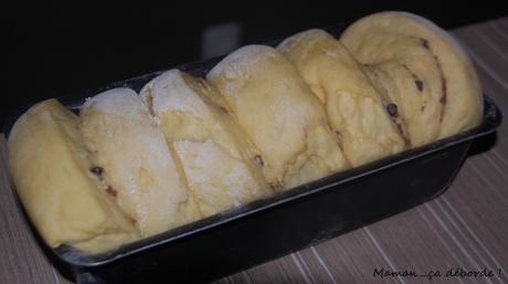 Brioche au jus d'orange et aux pépites de chocolat