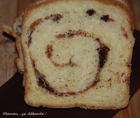 Brioche au jus d'orange et pépites chocolat