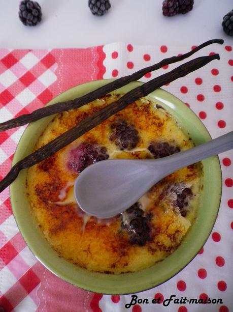 Crèmes brûlées aux mûres {Foodista Challenge #11} Crèmes brûlées aux mûres {Foodista Challenge #11}