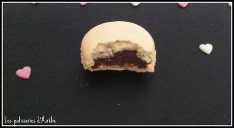 Macarons ganache chocolat