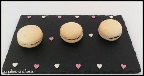 Macarons ganache chocolat