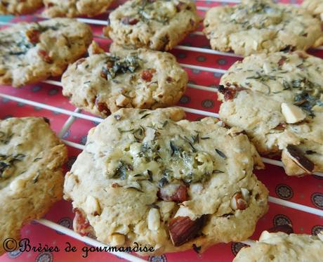 Cookies à la fourme d'Ambert et aux lardons