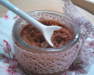 mousse au chocolat végétale (jus de pois chiche)....