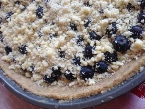 Tarte Streusel aux Raisins Muscat et Noix