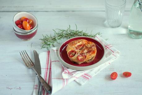 Clafoutis Courgettes Chèvre et Romarin