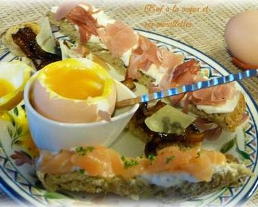 ღ " Miam " Œufs à la coques et leurs mouillettes