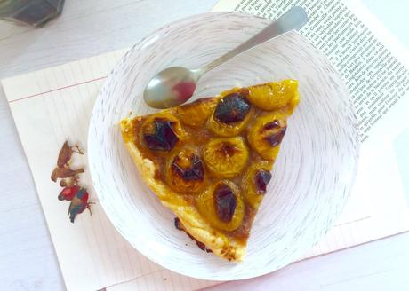 Tarte aux mirabelles et spéculos