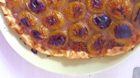 Tarte aux mirabelles et spéculos