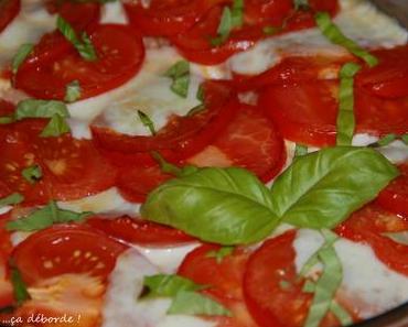 Gratin de riz, tomate et mozzarella