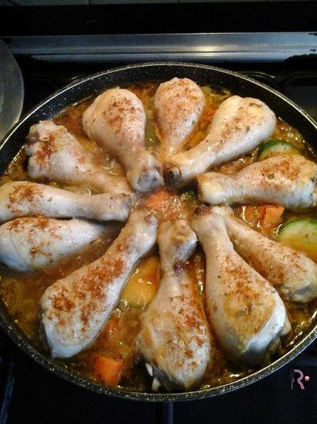 Tajine poulet courgettes