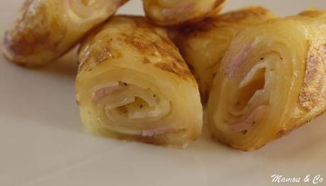 Rolls de pommes de terre en écailles