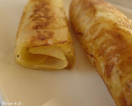 Rolls de pommes de terre en écailles