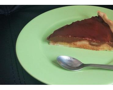 Tarte crémeuse au chocolat et aux poires