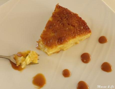 Moelleux aux pommes et caramel beurre salé