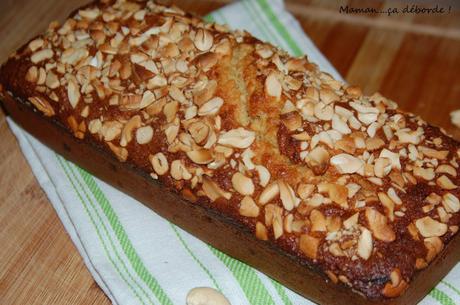 Gâteau banane, coco, cajou