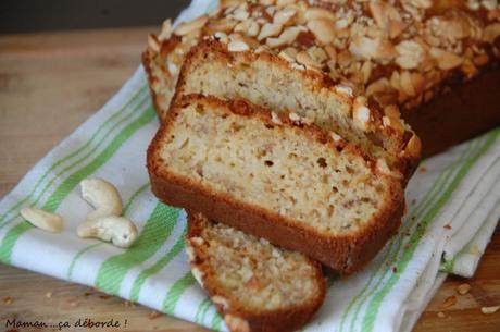 Gâteau banane, coco, cajou