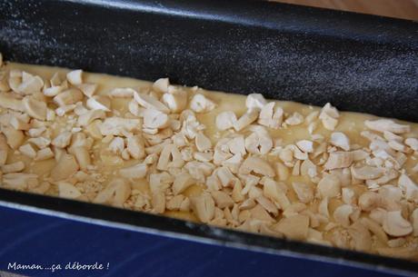 Gâteau à la banane, noix de coco et noix de cajou