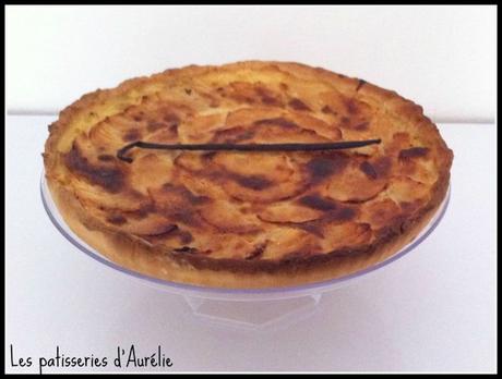 Tarte aux pommes alsacienne vanillé 