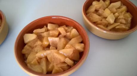 Crumble aux pommes épicées et au Carambar