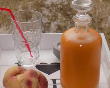 Jus au melon, mirabelles et jus d'orange