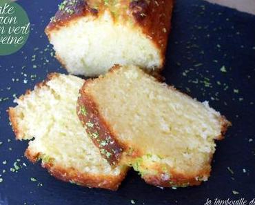 Cake citron, citron vert et verveine