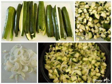 Tortilla de courgettes à la menthe