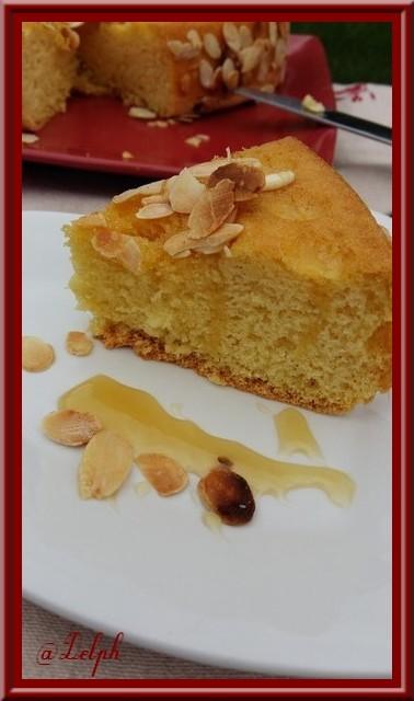 Gâteau de Savoie aux amandes 