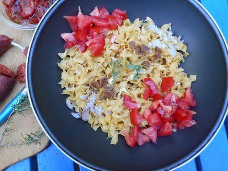 one pot pasta chorizo 1