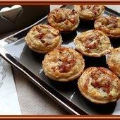 Tartelettes au râpé de jambon - Oh, la gourmande..