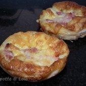 Tartelettes au râpé de jambon (thermomix ou pas) - La popotte à lolo