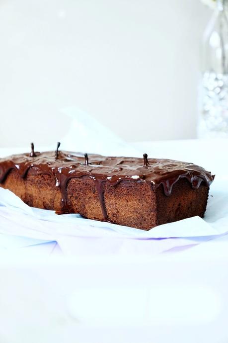 Cake aux Poires amandes & chocolat 