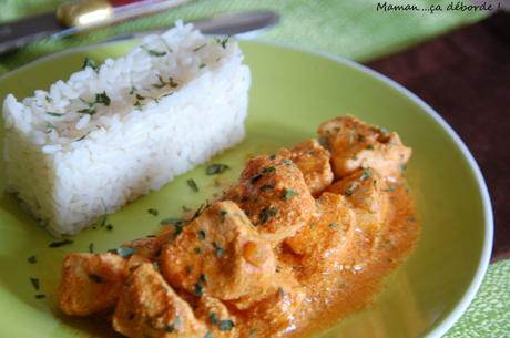 Poulet tikka masala