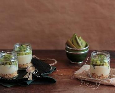 Tarte Kiwi et Crème Pâtissière … en Verrine