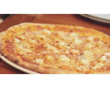 Pizza poulet et aux oranges