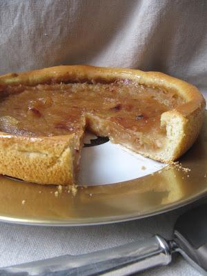 Tarte briochée à la compote de pomme