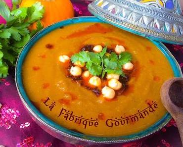 Soupe Marocaine aux Pois Chiche et Potiron