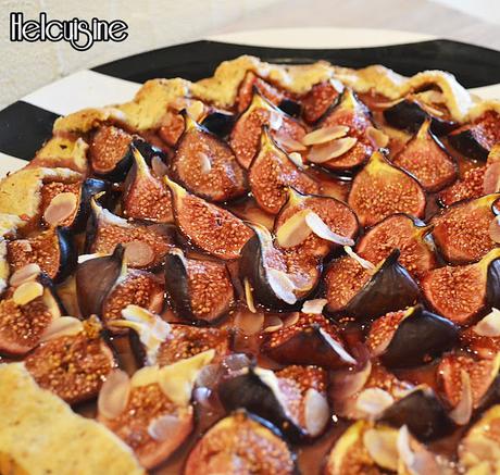 Tarte rustique aux figues et noisettes