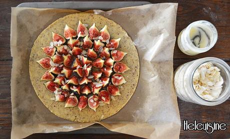 Tarte rustique aux figues et noisettes