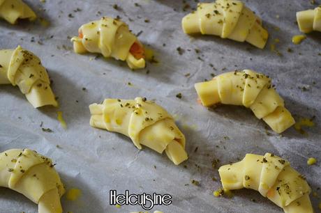 Croissant Saumon et fromage aux fines herbes