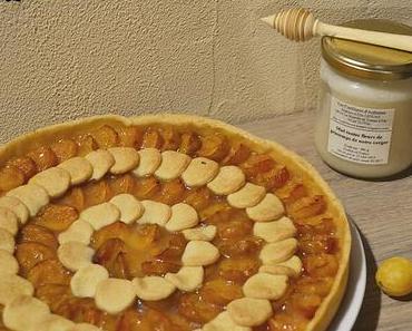Tarte mirabelles et miel