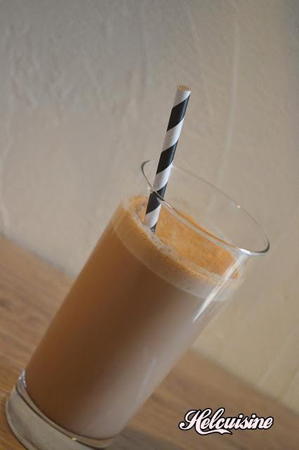 Boisson chocolatée caramel beurre salé fraiche