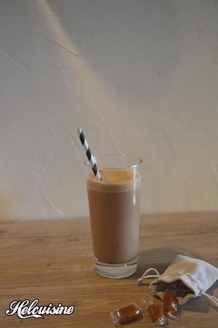 Boisson chocolatée caramel beurre salé fraiche