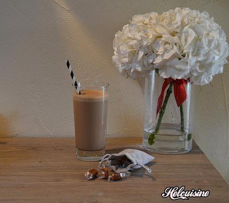 Boisson chocolatée caramel beurre salé fraiche