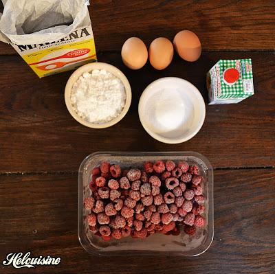 Pavlova aux framboises