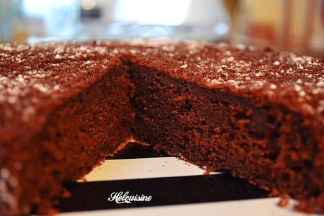 Moelleux chocolat / courgette sans beurre healthy