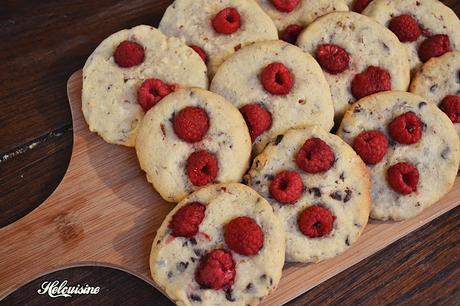 Trio de cookies chocolat / framboise