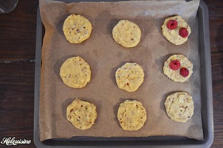 Trio de cookies chocolat / framboise