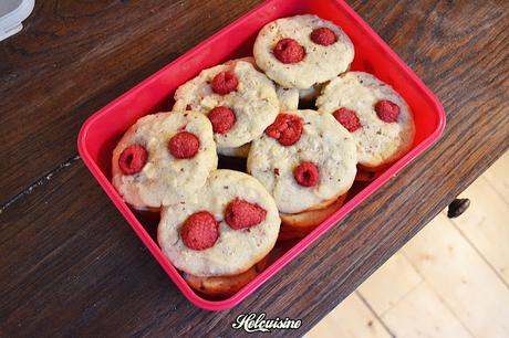 Trio de cookies chocolat / framboise