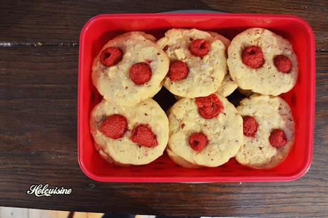 Trio de cookies chocolat / framboise